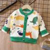 Girls' Knitted Cardigan Coat for Autumn and Winter - Sweet and Warm with Various Patterns
