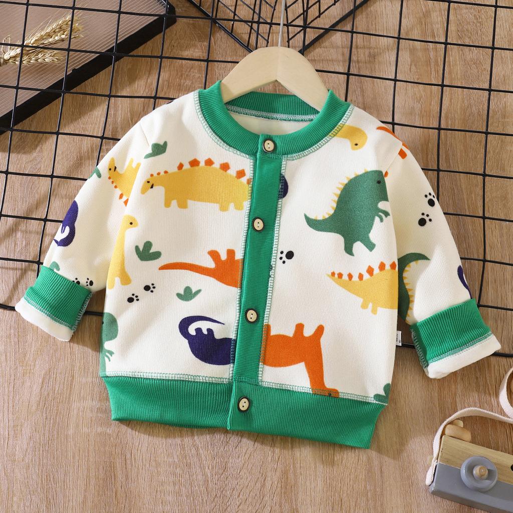 Girls' Knitted Cardigan Coat for Autumn and Winter - Sweet and Warm with Various Patterns