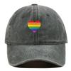 Rainbow Embroidered Baseball Cap with Custom Logo