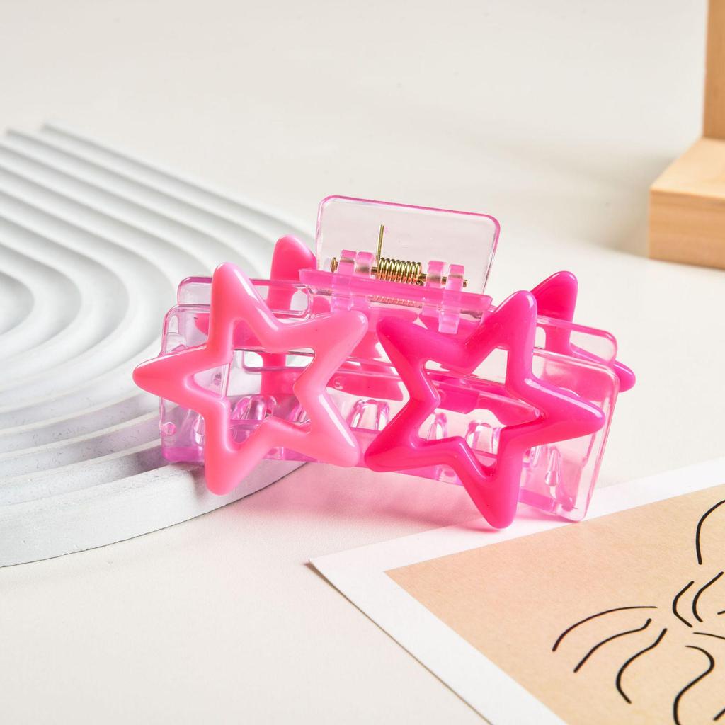 (Clearance) YHJ Dopamine Y2k Star Hair Claw Clip for Updo