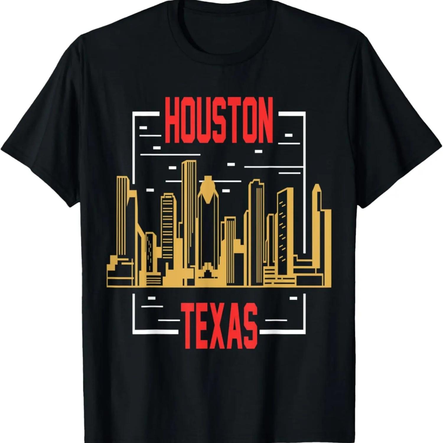 

Houston Texas City With No Limits Skyline T-Shirt S чёрный
