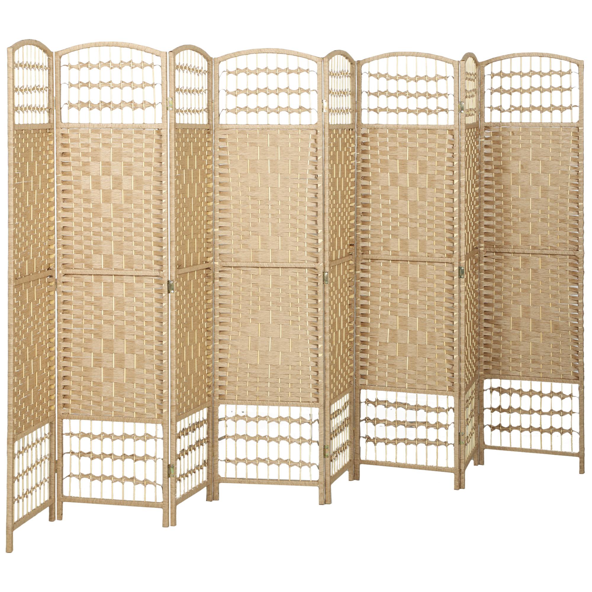 Indoor wooden screen room divider foldable