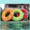 Pvc Cartoon Kids Inflatable Swimming Ring Watermelon Lifebuoy Swim Toy 50/60/70/80/90cm