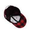 Damen Baumwoll-Baseballkappe Sommer UV-Schutz Verstellbar Kariert Pferdeschwanz-freundlich Outdoor-Sonnenhut Modischer Lässiger Stil