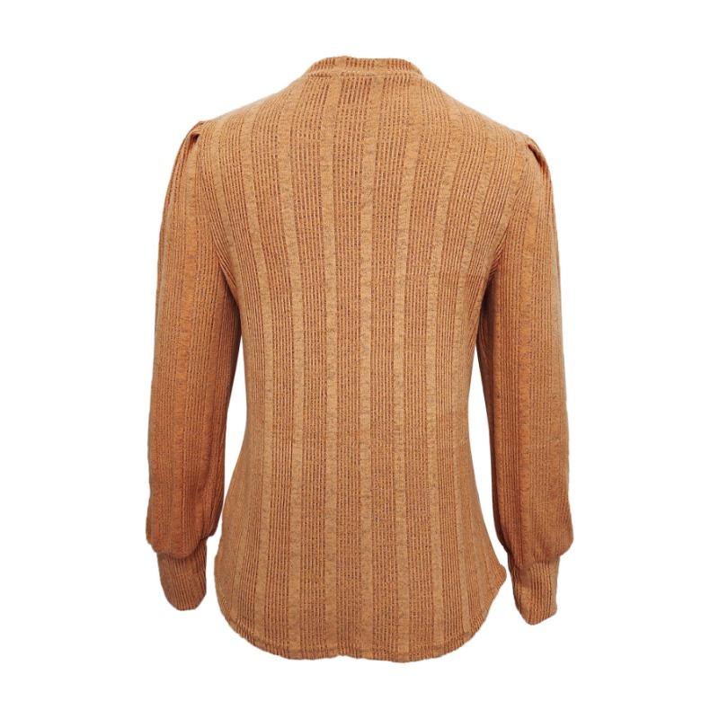 Autumn Women's Casual Solid Color Warm Long Sleeved T-Shirts Women’s