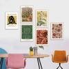 Abstract Matisse Modern Wall Art Flower Market Colour Canvas Painting Flower Grass Wooden Prints Kitchen Living Room Decoration