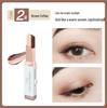 YZS Samt Farbverlauf Dual-Color Lidschattenstift - Einfaches Nude-Make-up mit magischem Farbverlauf und Ein-Touch-Anwendung.