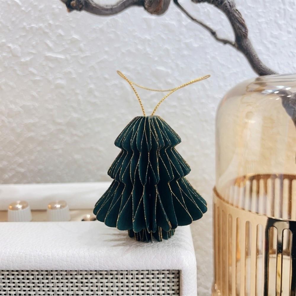 Hanging Christmas Tree Pendant Paper Christmas Tree Decoration Birthday