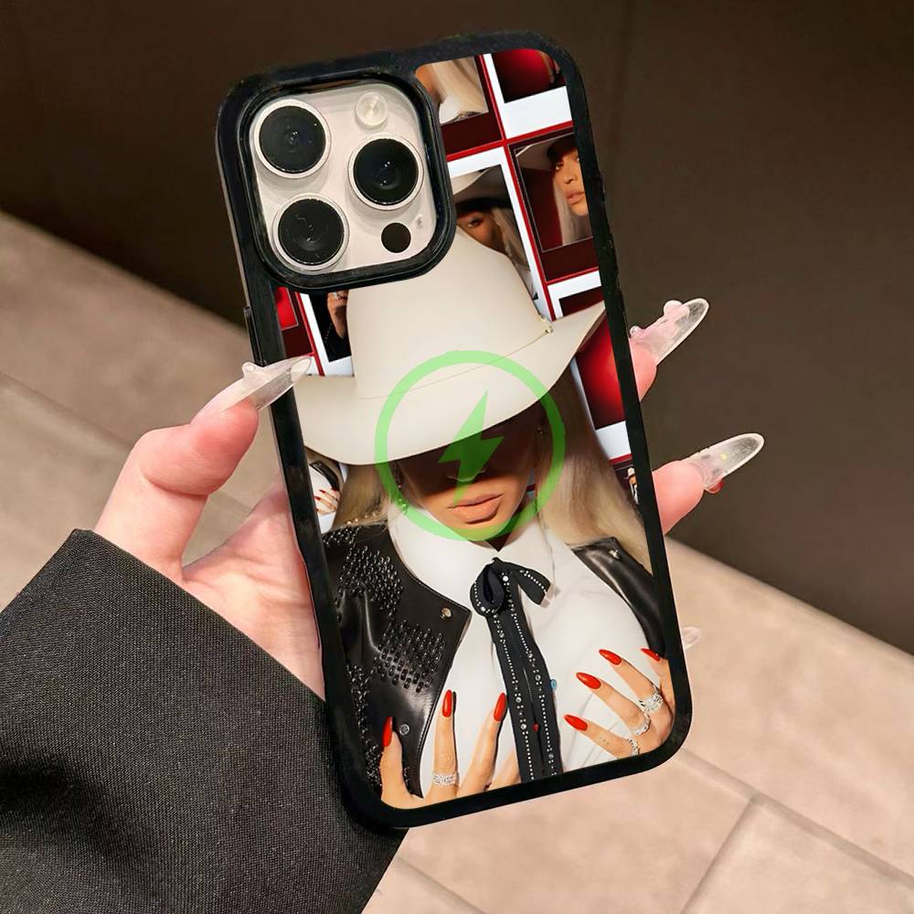 B-Beyonce Hot Singer For Magsafe Magnetic Phone Case For IPhone 17 16 Pro Max 15 Plus 14 13 12 11 Cover