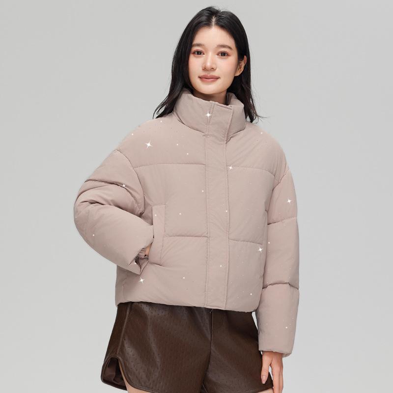Short down cotton clothes women's winter new small thickened bread clothes winter versatile cotton-padded jacket
