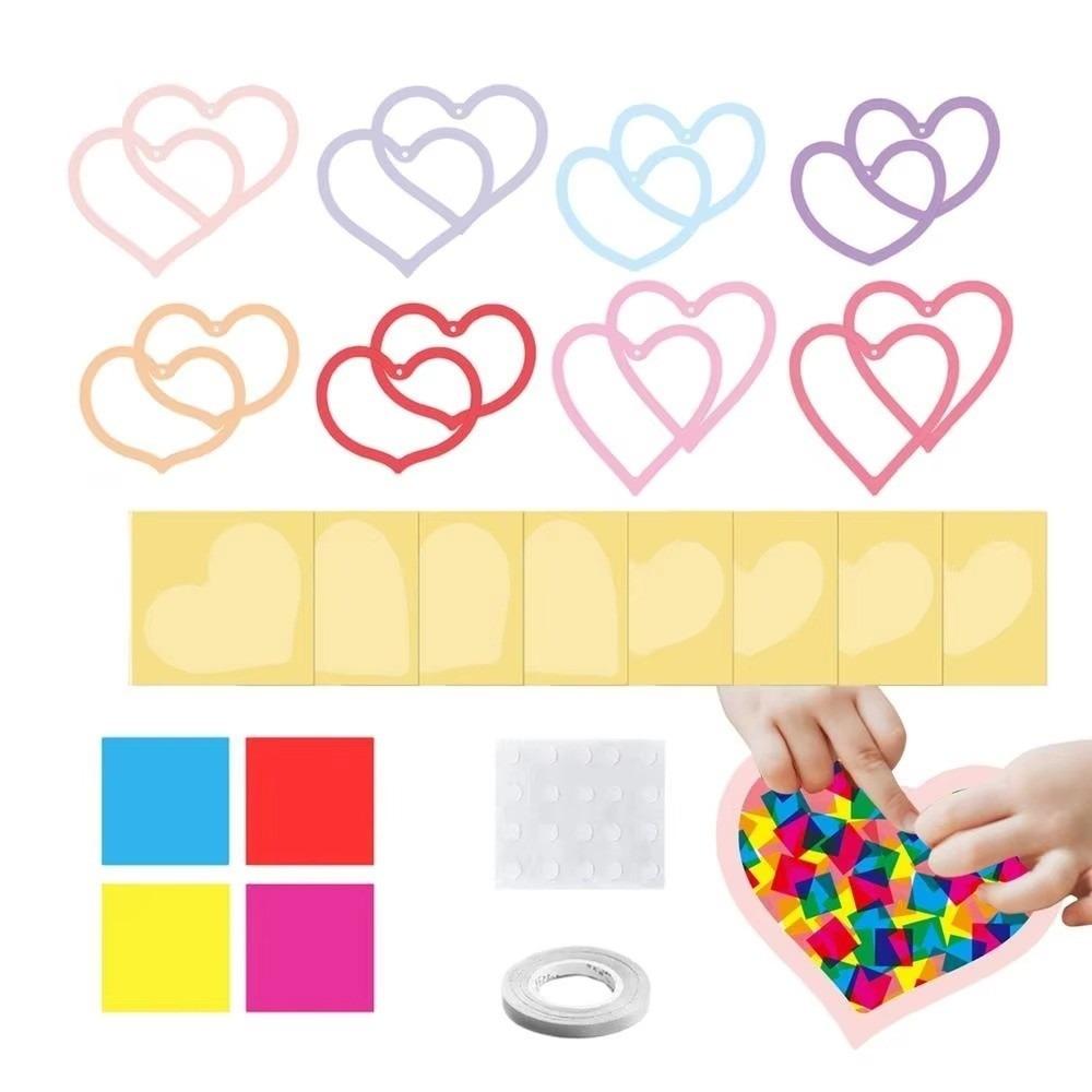 

Creative Easter Decoration Ability Training DIY Window Decor Kit Home Glass Window Love