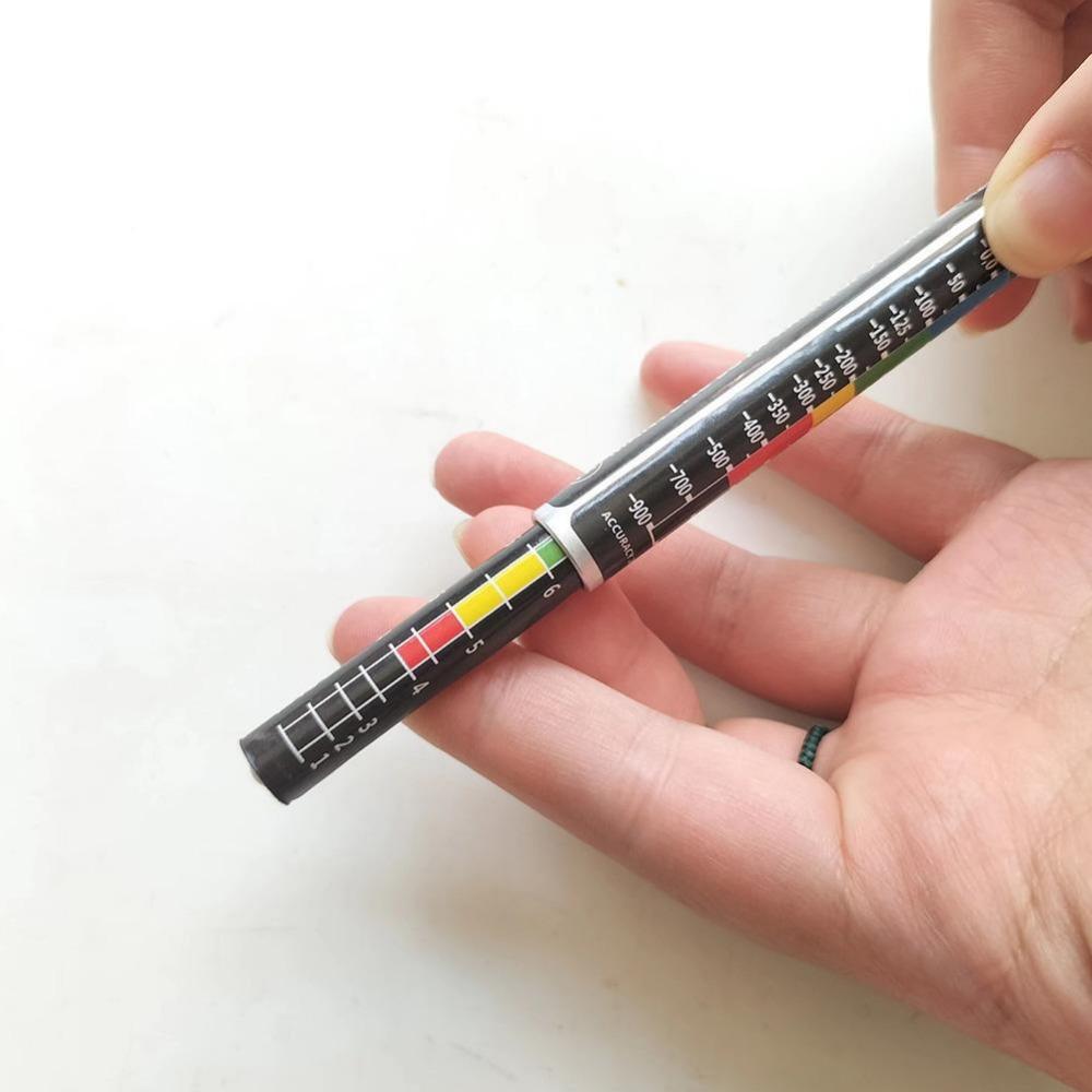 Car Paint Thickness Tester Pen with Scale Portable Car Paint Coating Tester Meter for Car Body Paint Meter Tools