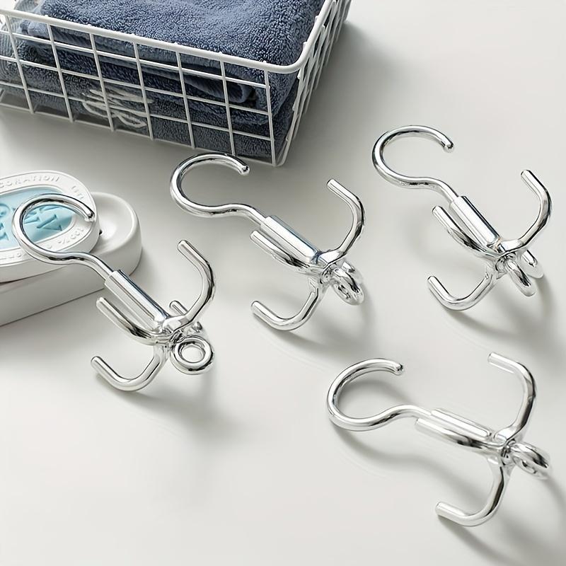 1/2PCS 360° Rotating Hanger Hooks Space Saving Wardrobe Organizer Clothes Rack Bag Shoes Scarf Hanger Closet Hanging Holder