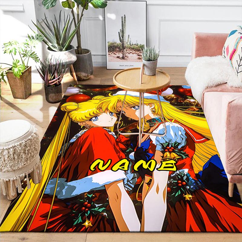 Custom 1Pc Sailor Moon Friendship Rug Office Carpet Indoor Outdoor Entrance Doormat Nonslip Soft And Comfortable Living Room D2915247