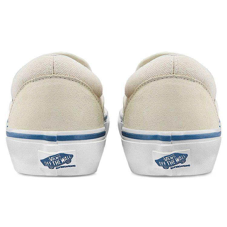 Vans Skate Slip-On Raw Canvas - Classic White Unisex Sneakers Cream VN0A5FCAACV