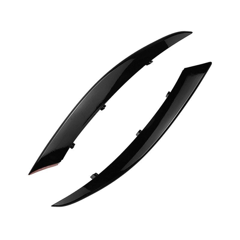 4Pcs Glossy Black Front Air Vent Cover Trim Fit for Mercedes-Benz C Class 2015-2018