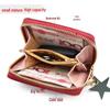 Ladies' Fashion Tassel Zipper Short Wallet & Card Holder with Multi-Card Slots and Coin Purse