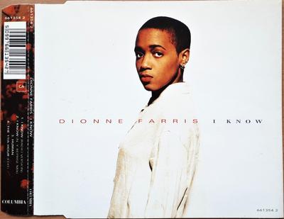 CD DIONNE FARRIS - I Know  6613542 Columbia 1994 UK Rock Used