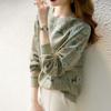 Women's Camouflage Print Round Neck Sweatshirt