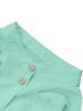Cotton & Linen Row Button Plus Size Women's Mid-Length Short-Sleeve Loose Shirt