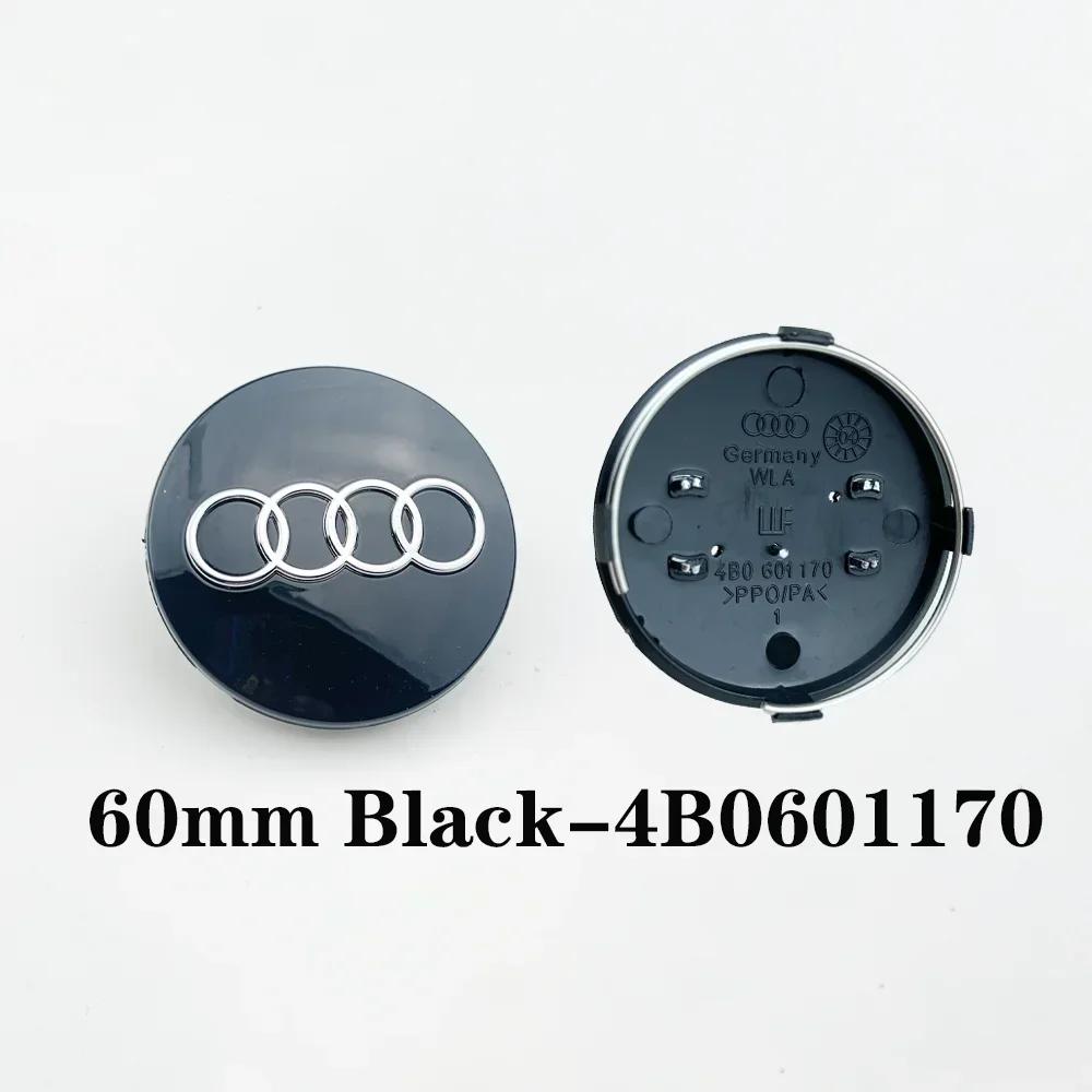 4 p ç s Audi wheel hub center cover badge is suitable For Audi q2l q5 q7 q8 r8 s4 s8 s7 rs5 rs8 rs6a1 a3 8p a4 b5 b6 b7 b8