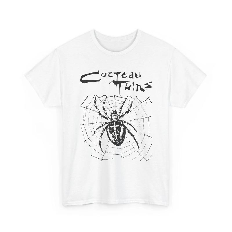 

Cocteau Twins T-Shirt Spider Graphic 80s Dream Pop Band Tee Summer Men s and Women s Loose and Breathable T-shirt Top 3XL