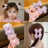 4 Bow Hair Clips Korean Version Sweet Style Hair Accessories Suitable for Daily Use