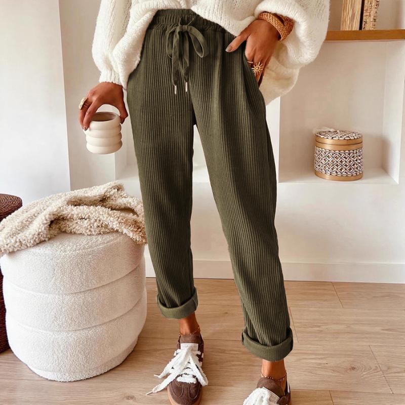 Women's New Casual Fashionable Solid Color Wide Leg Pants