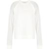 SS24 Mesh Splicing Design Crew Neck Pullover Long Sleeve Sweatshirt Women Sweatshirt White 3DYM84-YJEPZ-1125