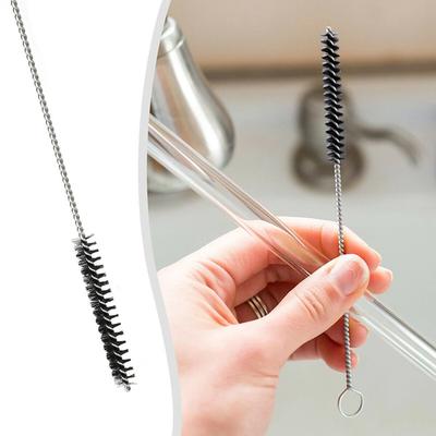Flaschenstroh-Reinigungsbürsten-Set, Nylon-Rohrwaschreiniger, Borstenwerkzeuge für die einfache Reinigung des Haushaltsteils durch die Mutter