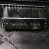 Michael Kors Satchel Shoulder Bag Handbag Leather Black Women 35T0GWXS3L Used