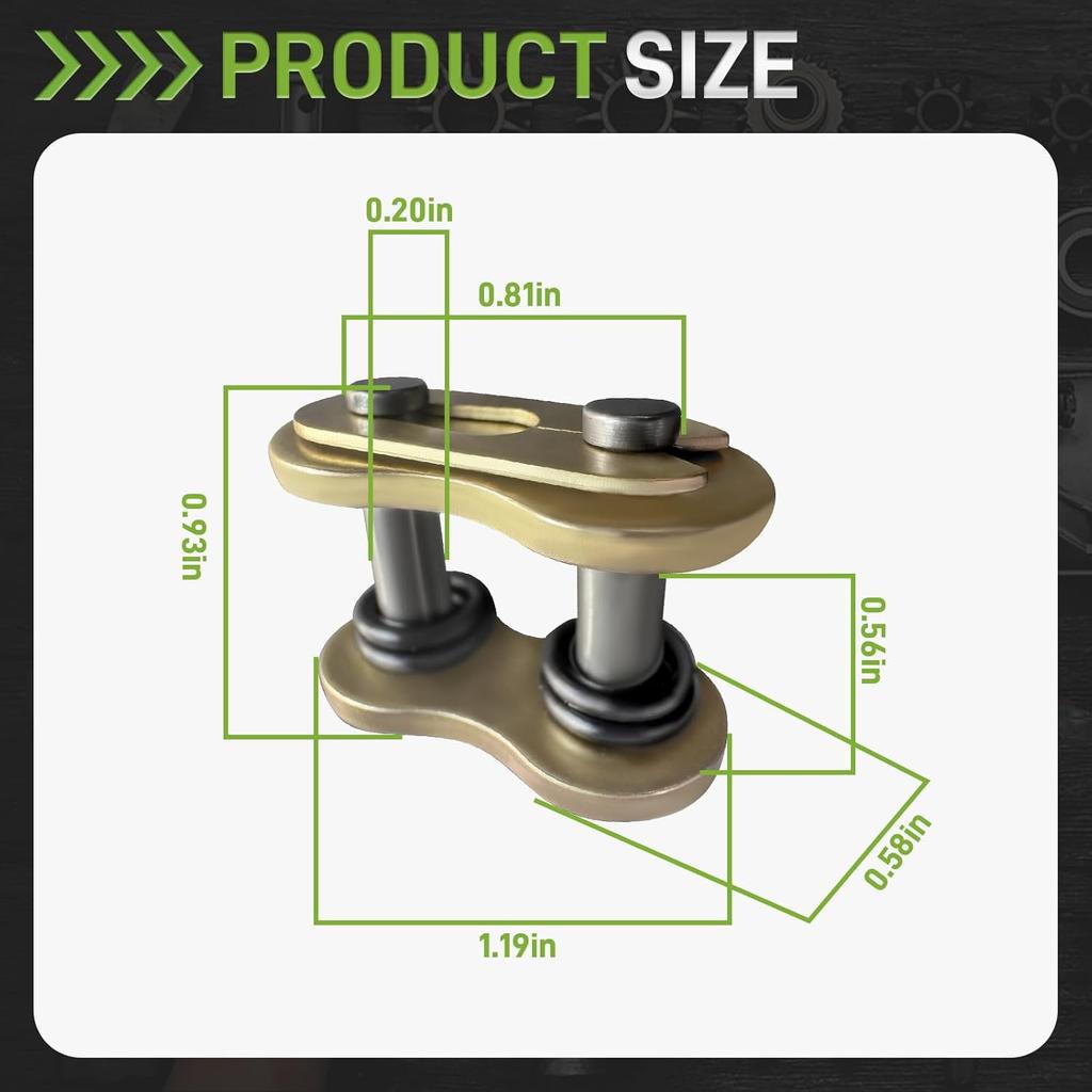 520HV 520 Chain Master Link Connecting Links With O-Ring For Motorcycle Dirt Bike Pack Of 4 Masterlink