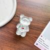 Little Cherry Laser Bear Mobile Phone Airbag Bracket Paste Retractable Creative Desktop Watching Drama Lazy Grip Bracket