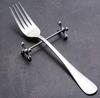 Silver Cutlery Rest Set for Western Chopstick Rests for and Perfect for Tabletop Use In Western and Chinese Kitchen and Home Parties of [Perfect