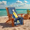 1pc C-Coraline (5) Beach Towel, Comfortable and Thick, and Swimming/Bath/Picnic/Camping Towel, Suitable for Seaside Beaches