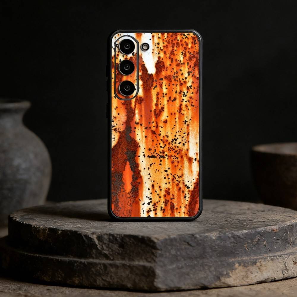 Retro Industrial Style Rusty walls Phone Case For Samsung Galaxy A20,21s,22,31,32,52,53,72,73,80,91 Soft Black Shell
