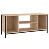 TV Cabinet in Sonoma Oak 102 x 35 x 45 cm Particleboard