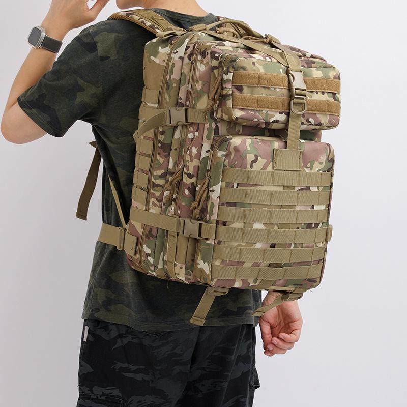 Outdoor Camouflage Waterproof Tactical Backpack for Hiking and Leisure Travel