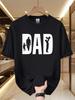 Plus Size Dad Life Tshirt Father Theme Crew Neck Short Sleeve Tee Soft Breathable Fabric Machine Washable Ideal Casual Summer Gift For Fathers