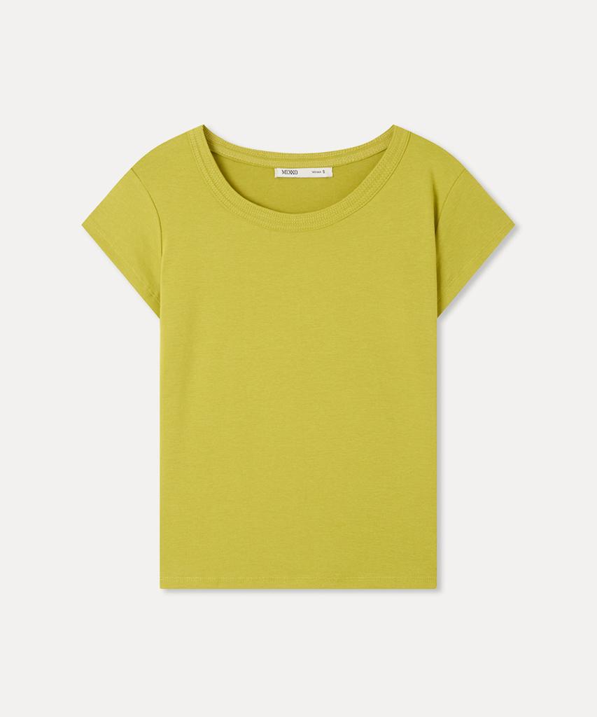 MIXXO Round Neck Short Sleeve T-Shirt Re Hwg55Ss_Miwhwg74Qs