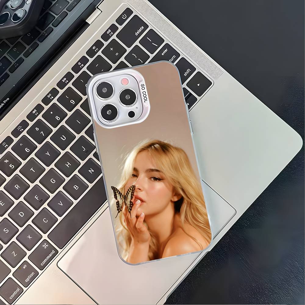

A-Addison R-Rae singer For iPhone 17,16,15,14,13,12,11,Mini,Pro,E,SE4,XS,MAX White Shockproof Candy Matte Cover iPhone17Promax