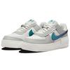 Nike Air Force 1 Shadow Bright Spruce Sneakers Donna Crema Summit-White Grigio-Nebbia DR7856-100