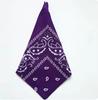 1/4/6pcs Paisley Bandana Printed Square Scarves Wristband Hair Band Neck Scarf Headwear Handkerchief Unisex Fashion Head Square