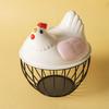 1Pcs Portable Egg Storage Basket Iron Egg Holder Durable Kitchen Organizer