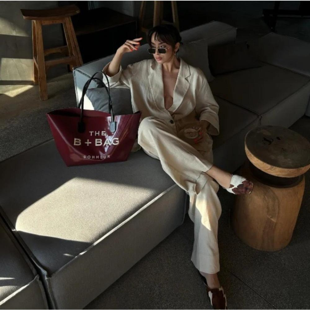 VAYLA Autumn Women Casual Blazer Coat Pants Set Long Sleeve Double Breasted Blazer + Wide Leg Trousers Lady Office Outfit