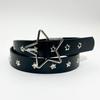 PU Leather Star Rivet Belt Gothic Men Belt Fashion Y2K Belt  Unisex