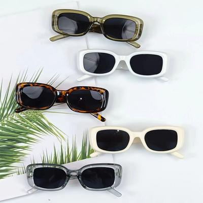 Small Frame Rectangle Sunglasses Women'S Brand Designer Simplicity Sun Glasses Women Outdoor Leisure Eyewear Uv400