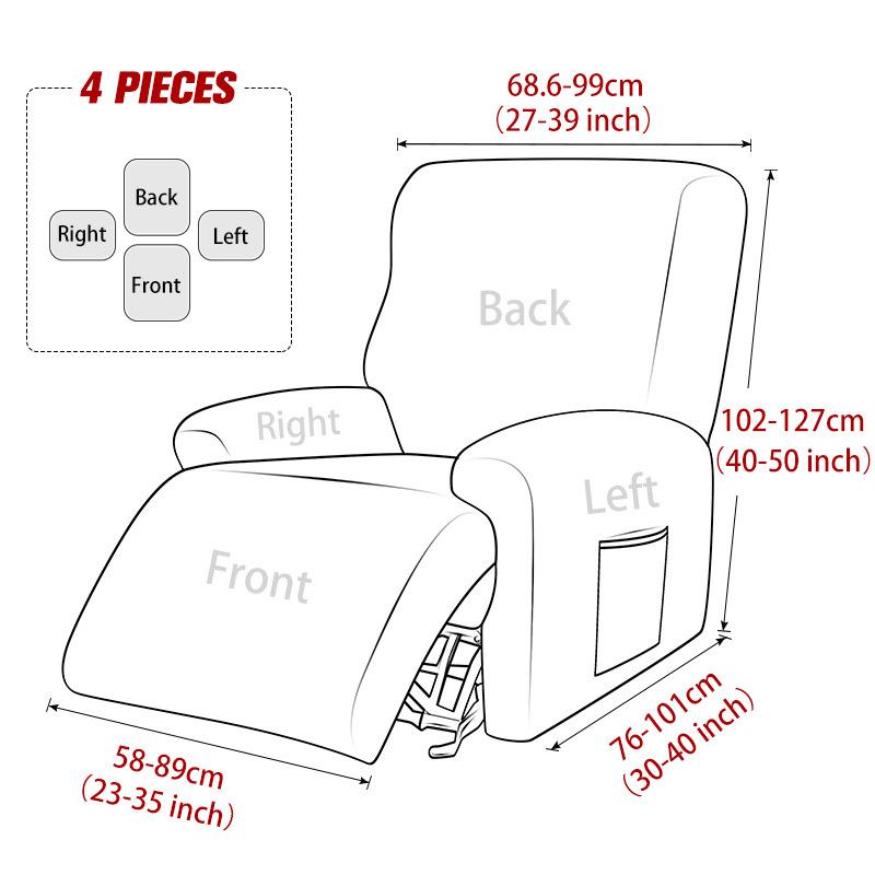 Thickened Jacquard Chivas Sofa Cover: Full-Wrap Multifunctional Recliner Protector