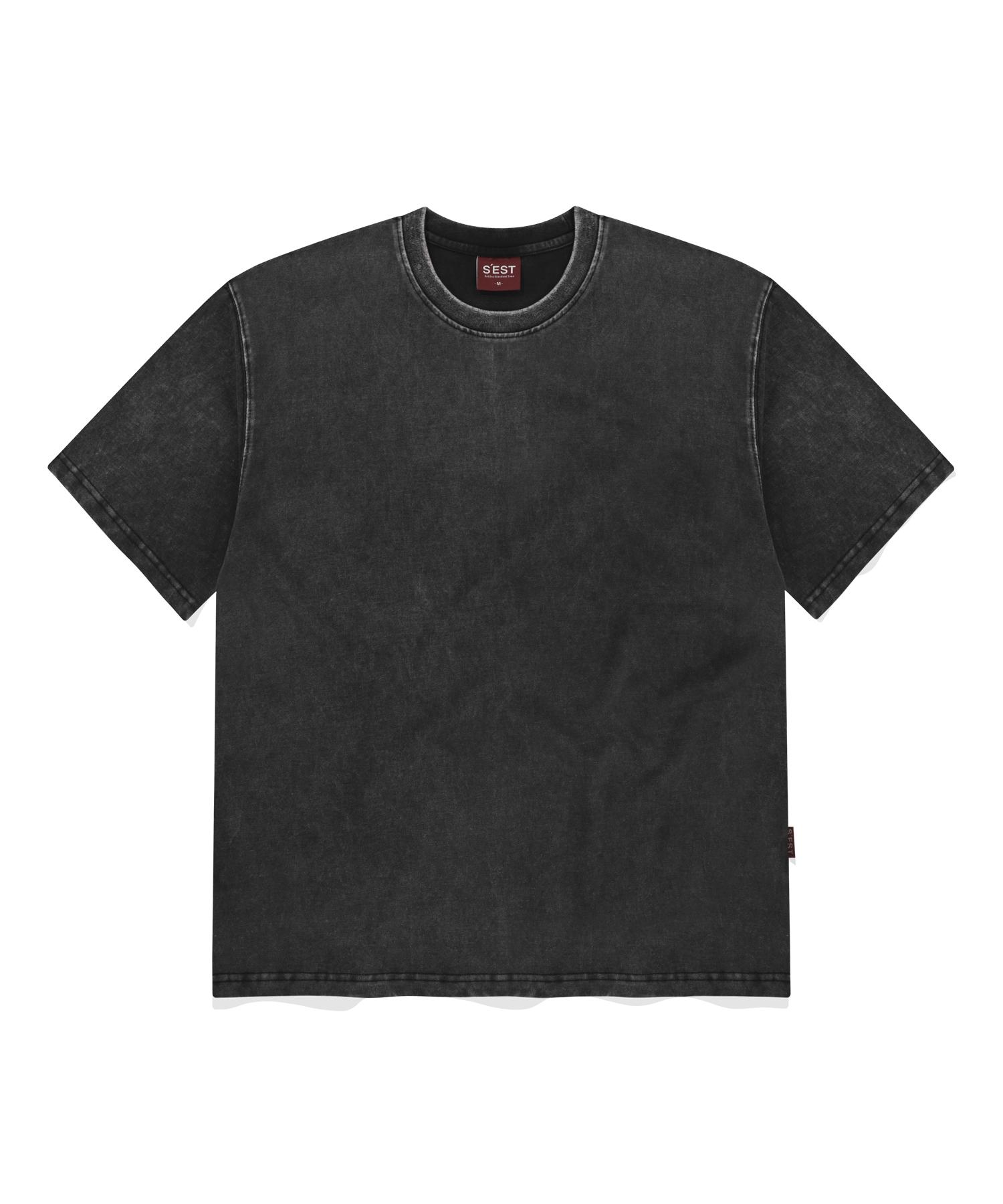 Siest Washed T-Shirts Black L