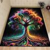 Tree of Life Print Area Rugs Non-Slip Carpets for Home Living Room Kitchen Bedroom Rug Machine Washable Floor Mat